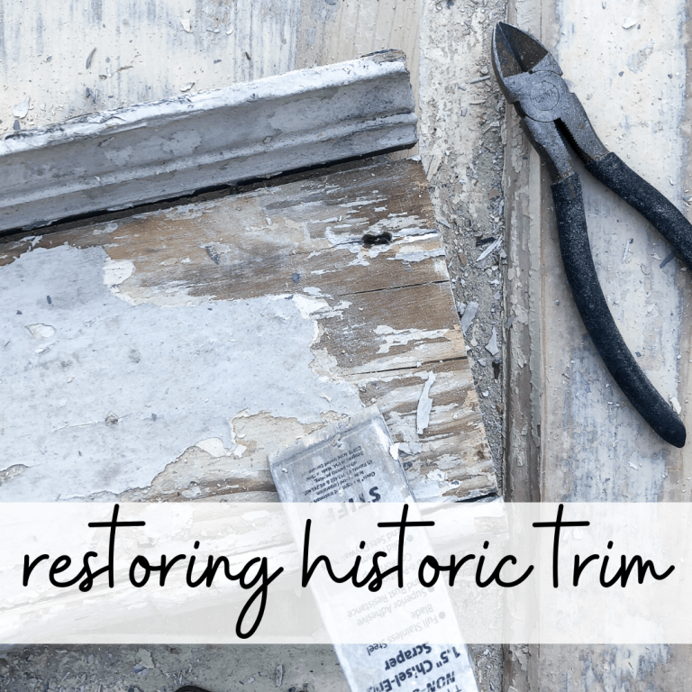 Repairing Historic Moulding + Trim: An ORC Week 7 Update
