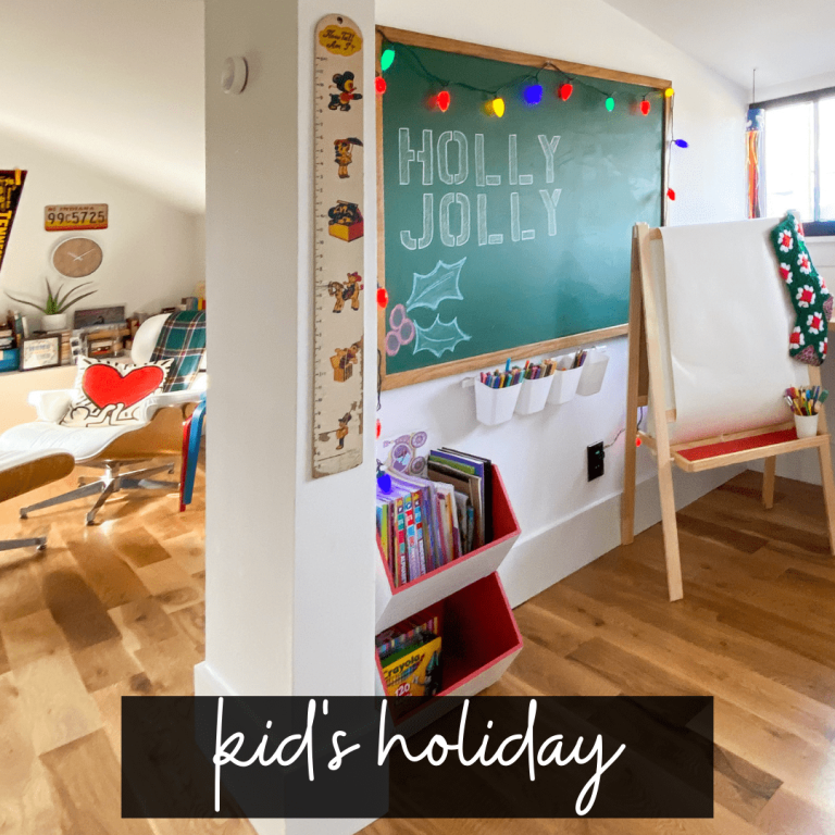 Holidays In The Kid’s Workspace: Adding Schoolhouse Style for Christmas