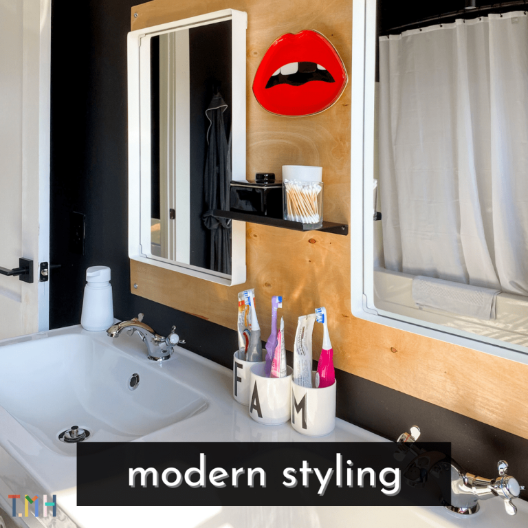 Modern Black Bedroom / Bathroom Art + Accessories: ORC Week Seven