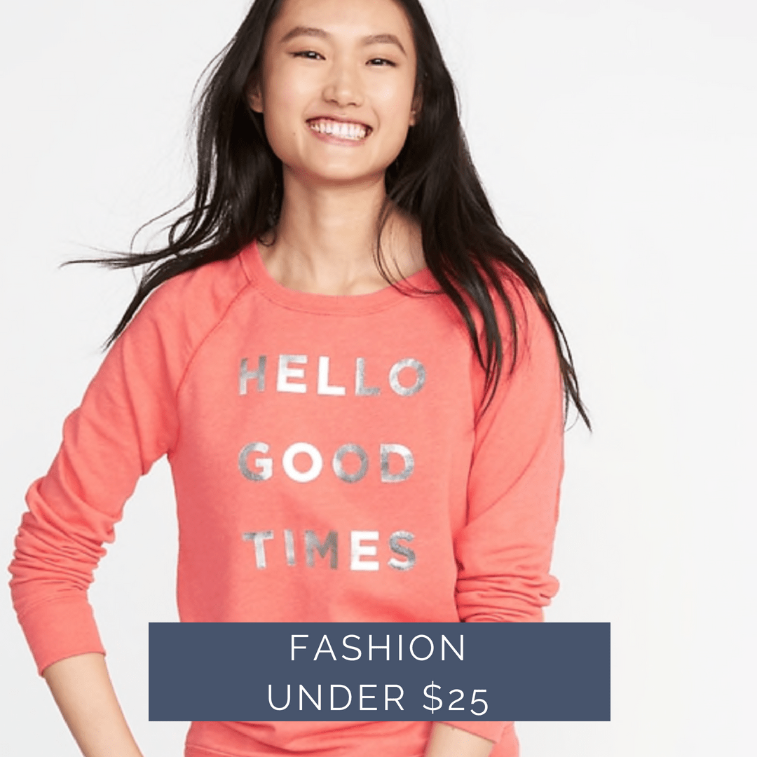 fashion under $25 this week's deals