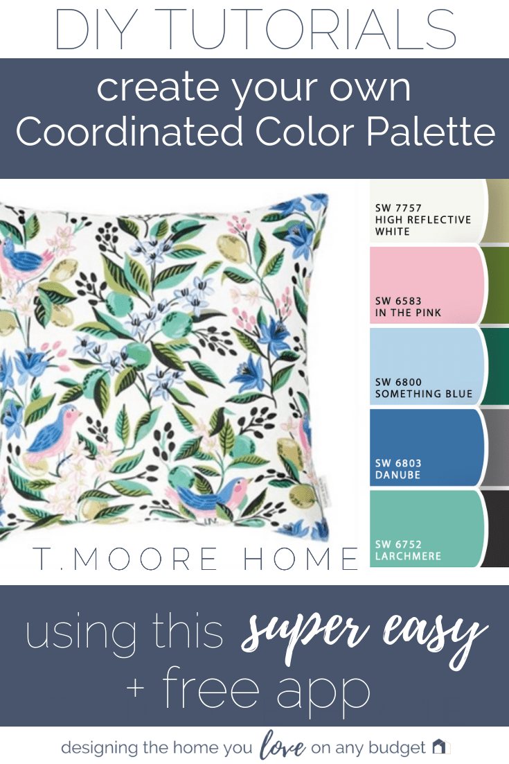 Top Home Decor Posts of 2018 | How to choose paint and accent colors for your home using a really easy method that requires no downloads