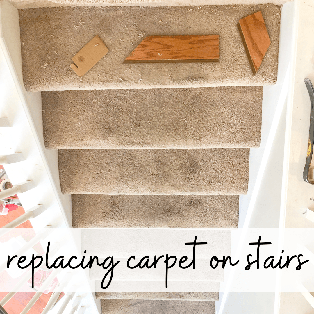 replacing carpet on stairs with hardwood