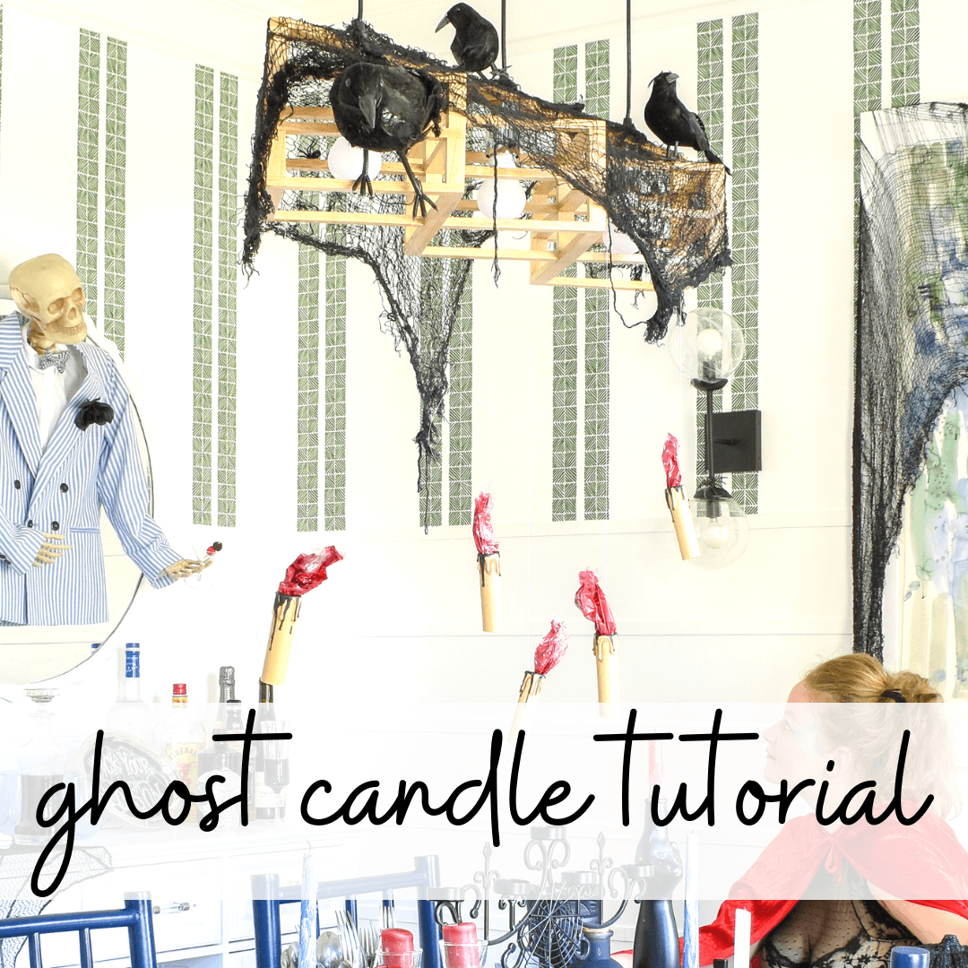 Ghost Chandelier DIY