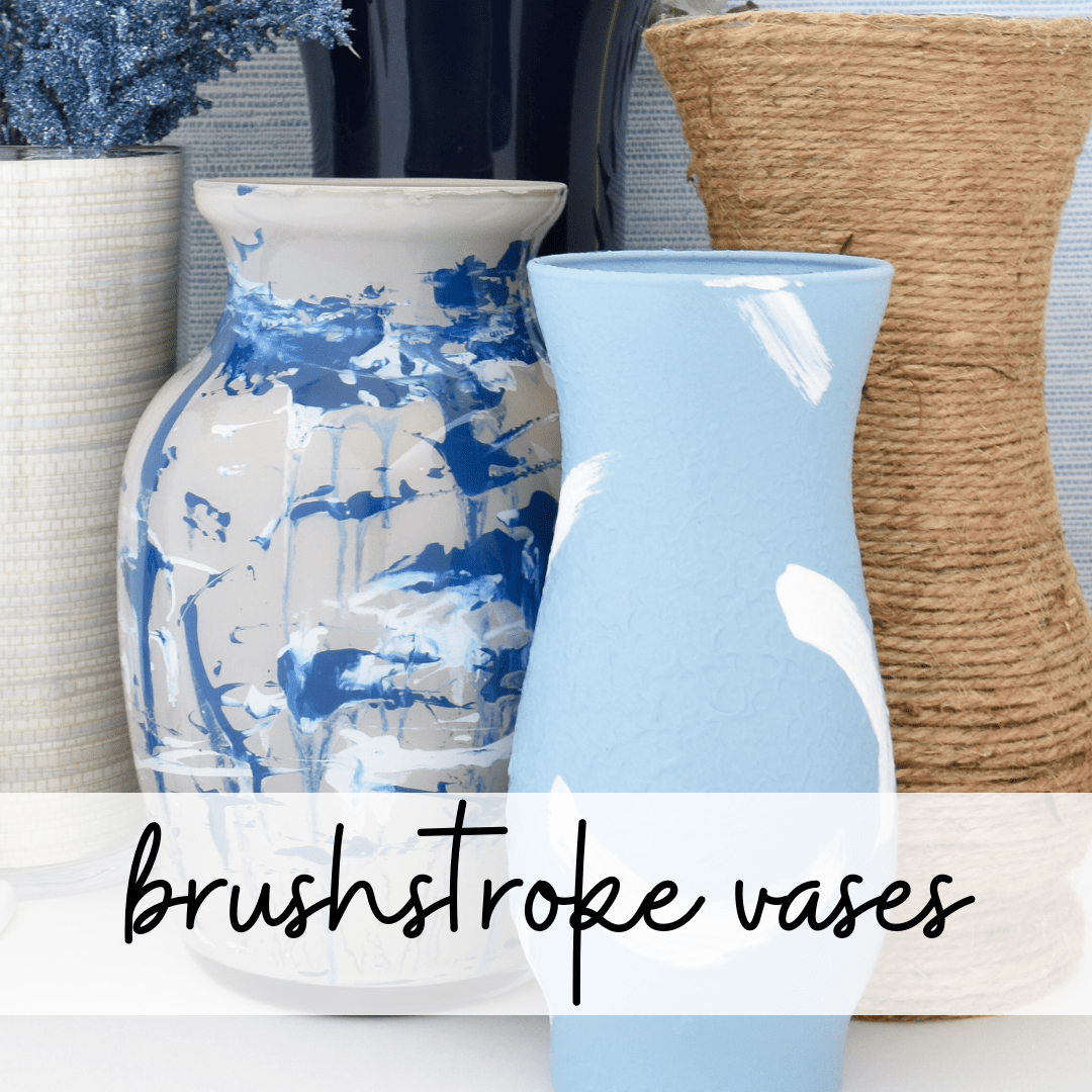 DIY Brushstroke Vase